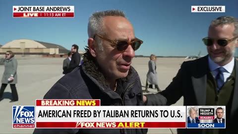 American freed from years in Taliban captivity arrives in US