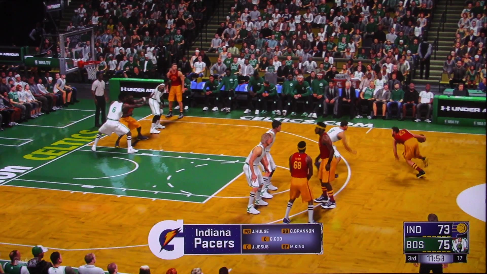 NBA2K: Indiana Pacers vs Boston Celtics (Buzzer Beater)