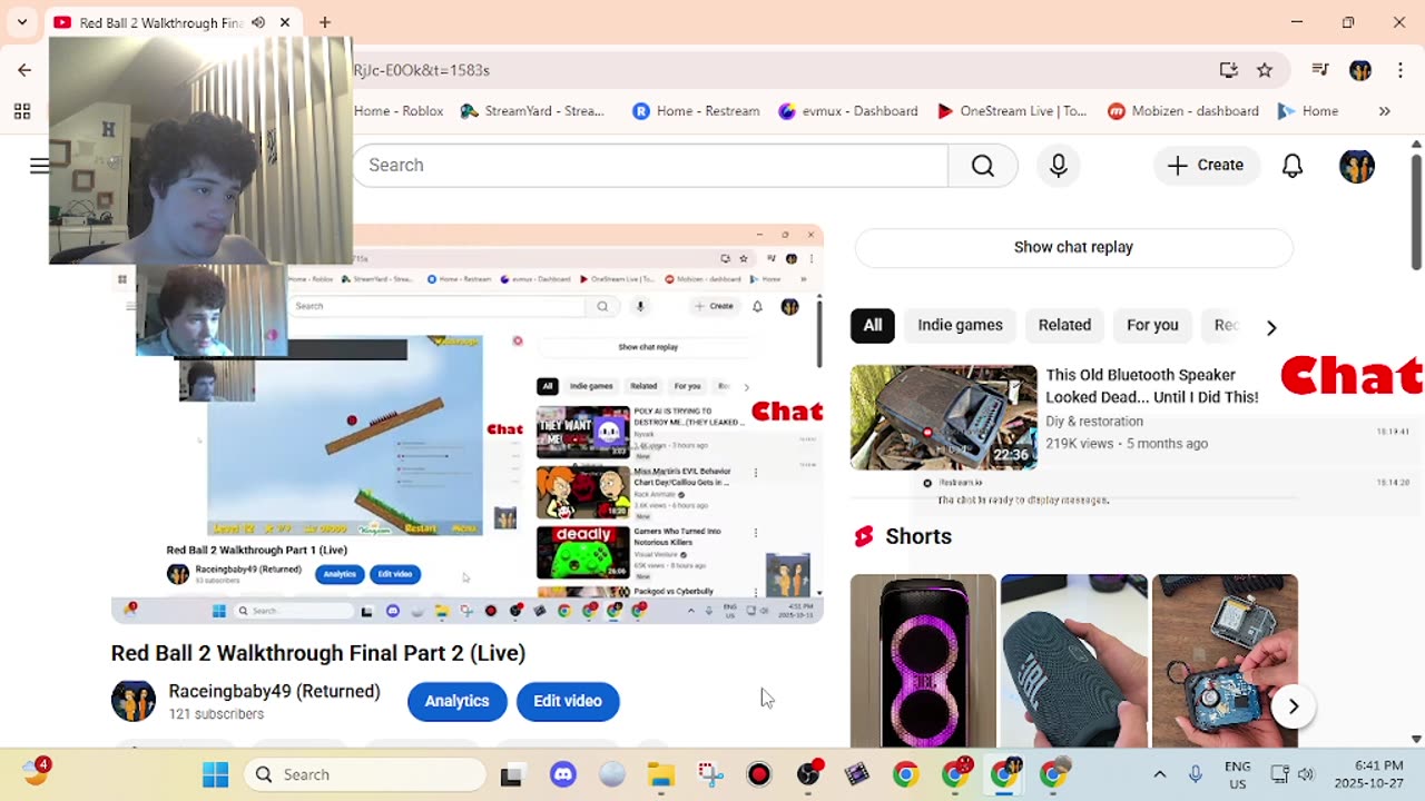 Red Ball 3 Walkthrough Part 1 (Live)