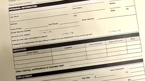 Job Application