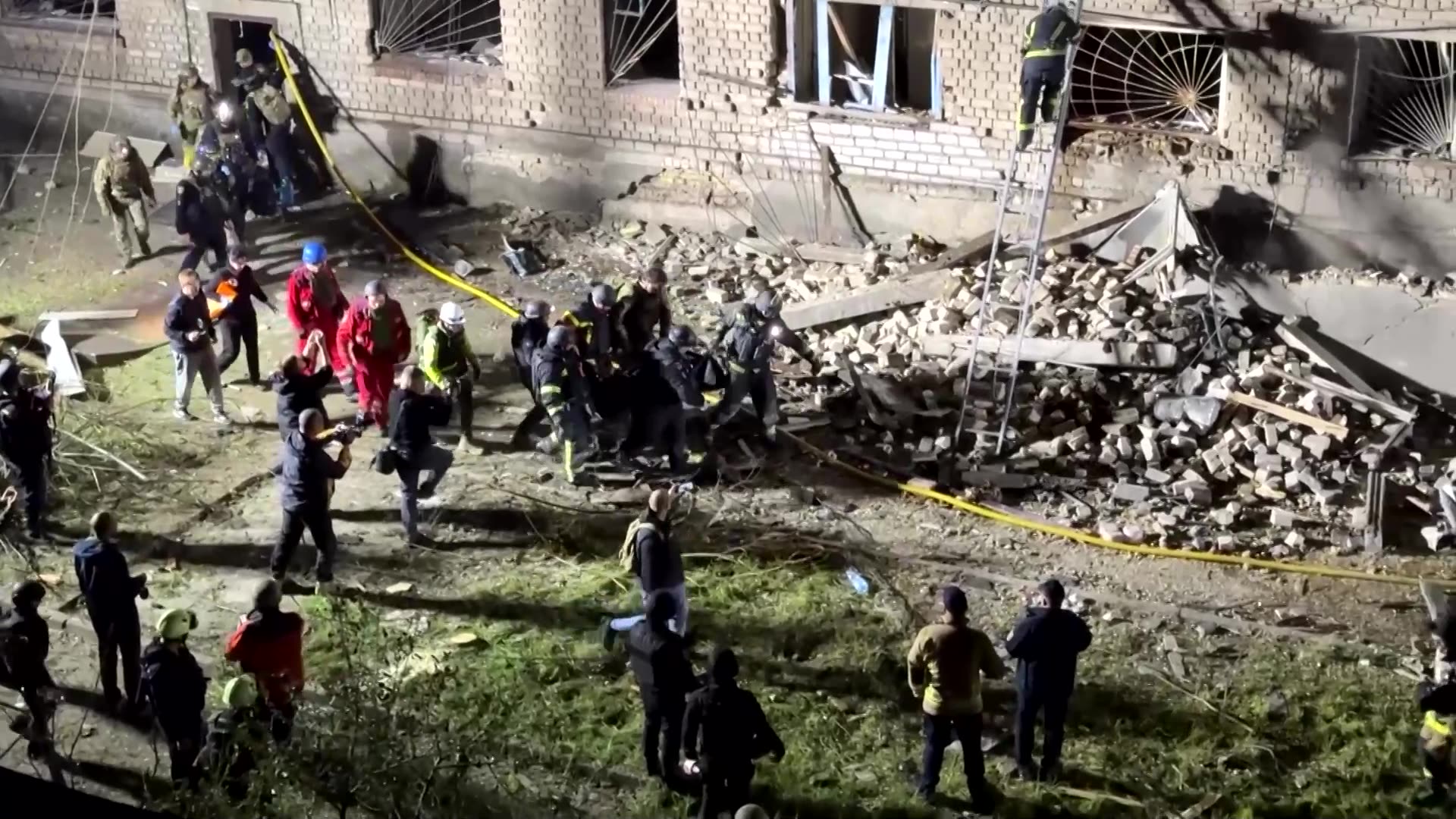 Russian drone attack injures dozens in Ukraines Zaporizhzhia