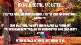 A CONVERSATION WITH GOD: TWO CHAIRS, ONE HEART | ❤️ I LOVE YOU, GOD! | #short