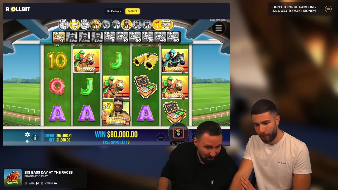 MASSIVE SESSION ON THE NEW BIG BASS DAY AT THE RACES! ft. @X7Dave