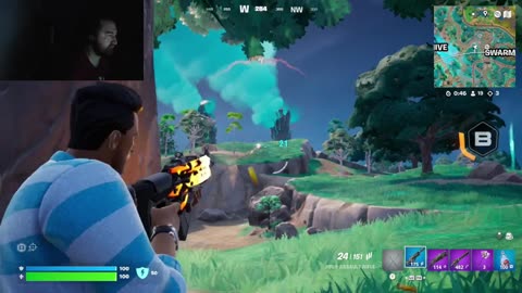 Playing fortnite