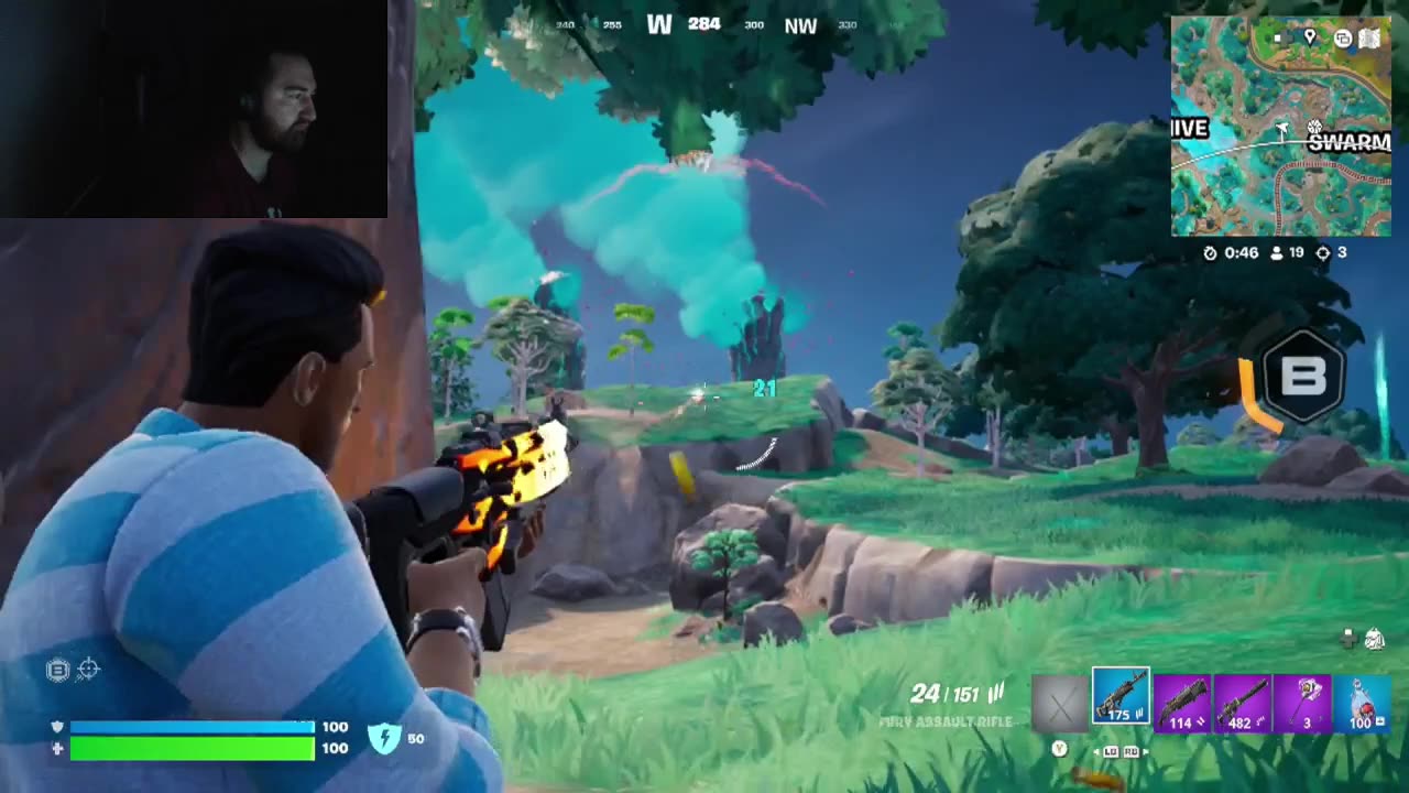 Playing fortnite