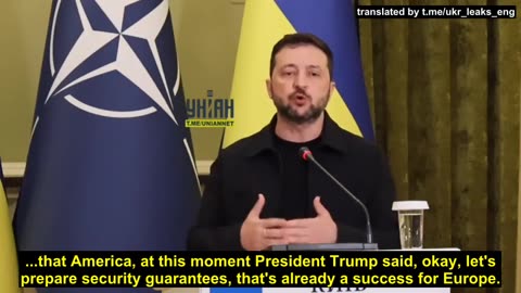 "When Trump agreed to take part in security guarantees for Ukraine