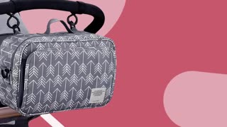 Multifunctional Waterproof Diaper Bag Organizer with Stylish Patterns