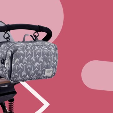 Multifunctional Waterproof Diaper Bag Organizer with Stylish Patterns