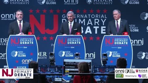 Watch it Again: New Jersey Democratic & Republican Gubernatorial Primary Debate, Presented by Uber