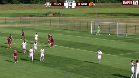Goran Zakaric goal Vardar vs Rapid