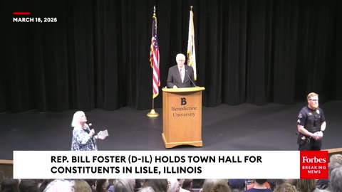 WATCH: All Hell Breaks Loose As Pro-Palestinian Protestor Interrupts Lawmaker And Derails Town Hall