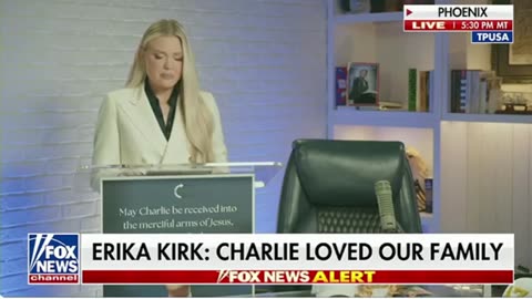 Jesse Watters - Sept 12, 2025 - Erika Kirk's heartbreaking statement