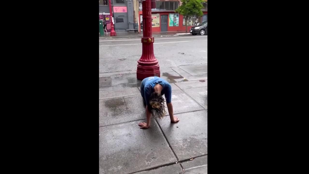 Fentanyl addict on the streets of Portland