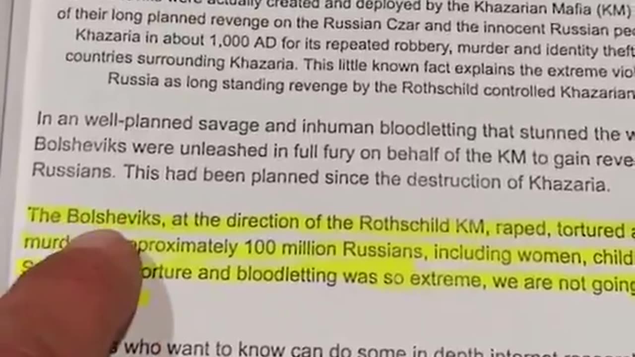 Hidden history of the incredibly evil Khazarian Mafia