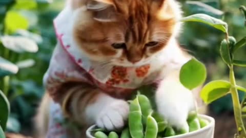 Cat’s Yummy Pea & Veggie Stew 🐱🥣 | Funny Cooking Adventure for Kids