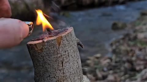 Bushcraft Candle