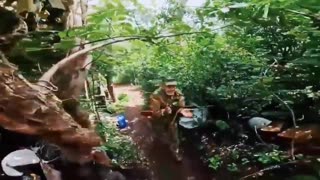 Russian warriors from Yakutia defending the front