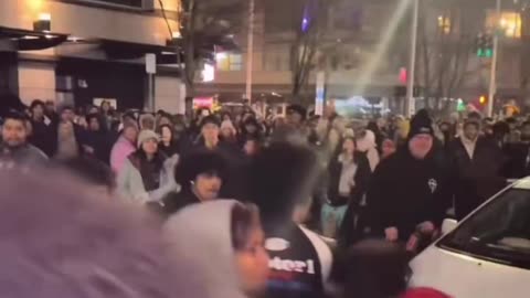 Third world people attack White kid