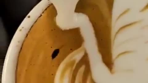 Snow Love Latte art