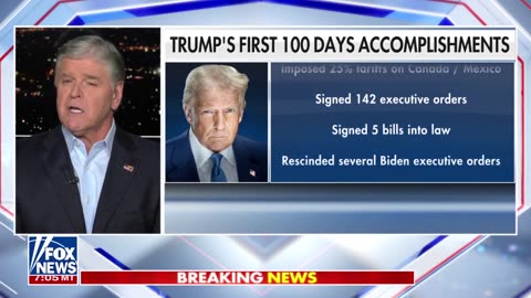 HANNITY MONOLOGUE: 100 Days of History is in the Books [WATCH]