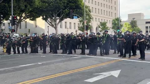 LAPD Indiscriminately Fires on Protesters — in Unlawful Assembly