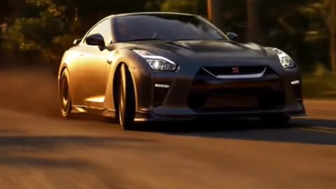 GT-R 35 drifting
