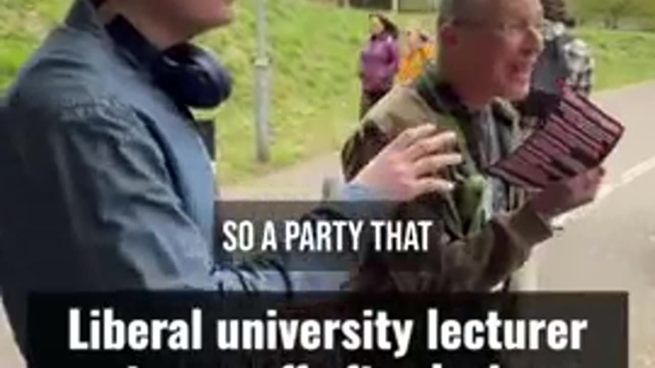 Liberal University of Sussex lecturer storms off in a tantrum