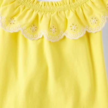 Gymboree Girls' and Toddler Ruffle Front Short Sleeve