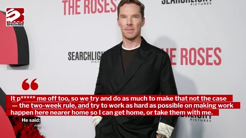 Benedict Cumberbatch has a 'two-week rule' with his family