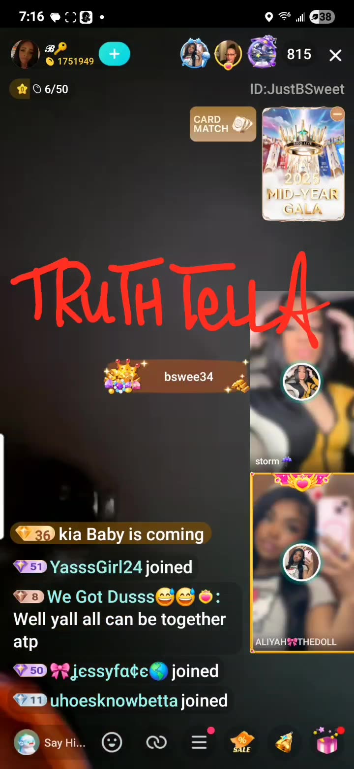 BSWEET SAYS F DA BEGGING IM READY TO SELL PUSSY PT. 1