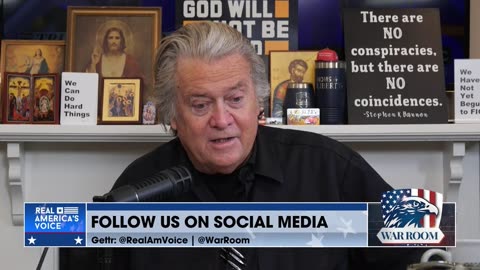 “MORE ICE RAIDS”: Steve Bannon On Ending Incentives For Illegal Aliens