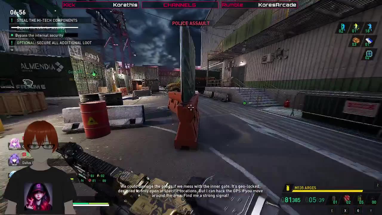 Taking a friend through his first heist!