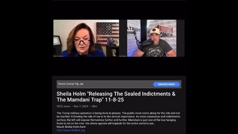 Sheila Holm / Nino - Rule of law, bloodlines, voting, Mamdani and other things..