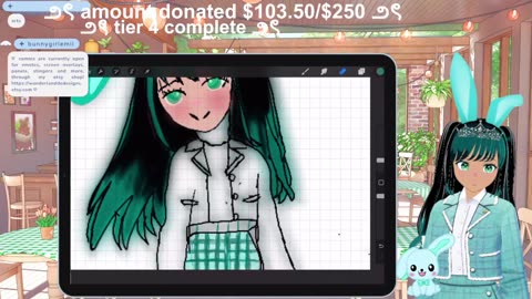 hoppy september♡ updates, then art♡ donothon continues, day 7!♡｜ !donothon !throne [vod archive]