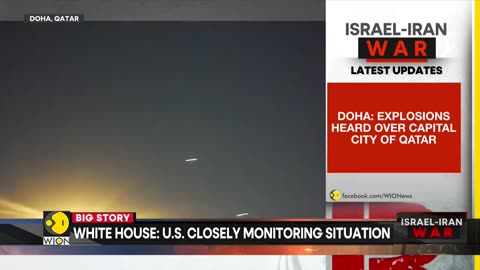 Breaking:- Iran attacks US bases in Qatar reports :- iran israel war