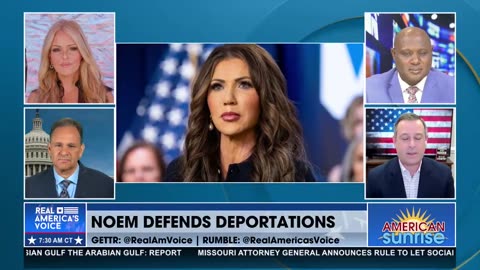 NOEM DEFENDS DEPORTATIONS