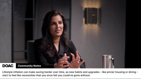 Avoid Lifestyle Inflation Traps - Nischa Shah on DOAC #income #lifestyleinflation #fun #spending