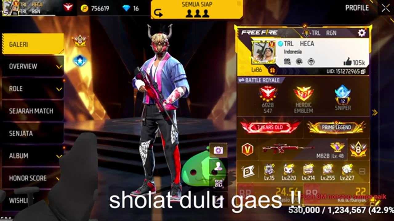 The fun of playing Garena Free Fire Ep212