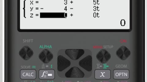Thủ thuật Flexio: Sử dụng Flexio Thiên Long Fx-799 VN để tìm khoảng cách 2 đường thẳng trong Oxyz