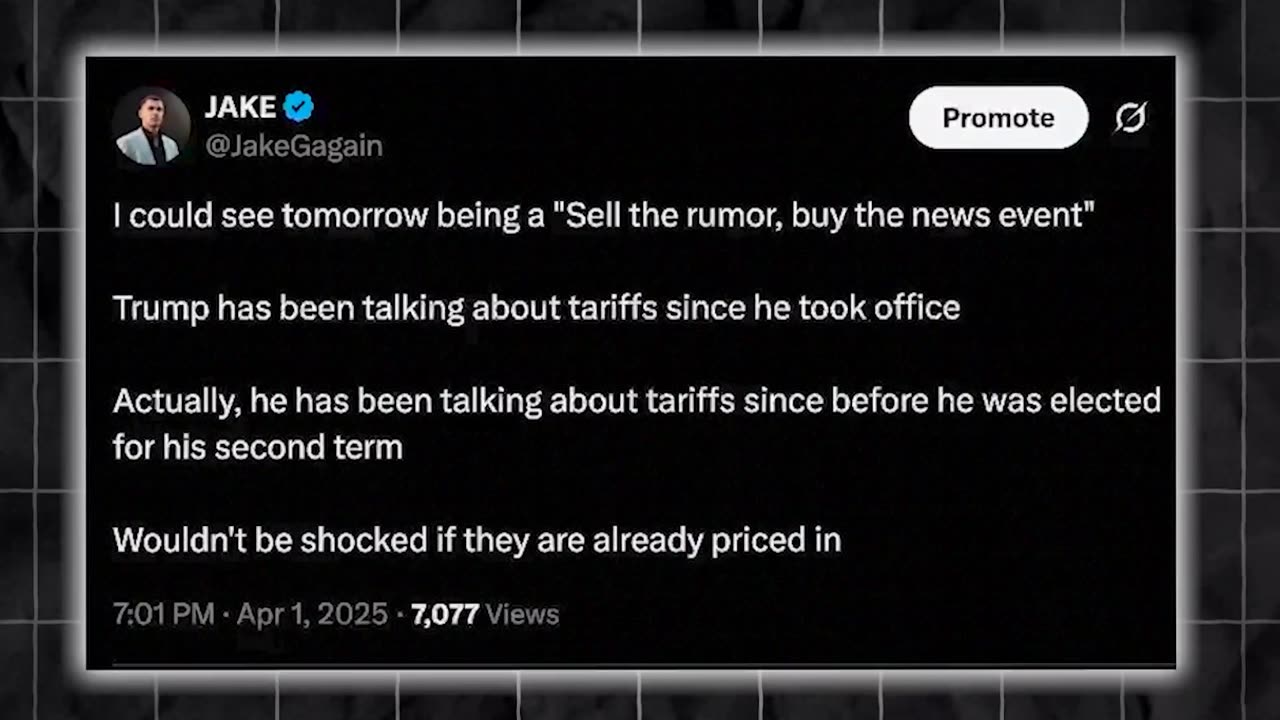 The Tariff Plan Has Been A Success For Crypto.