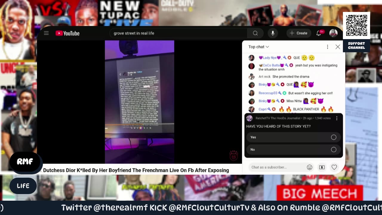 Man Kills His Wife After STD Exposed Live/cj from san andreas in real life interview