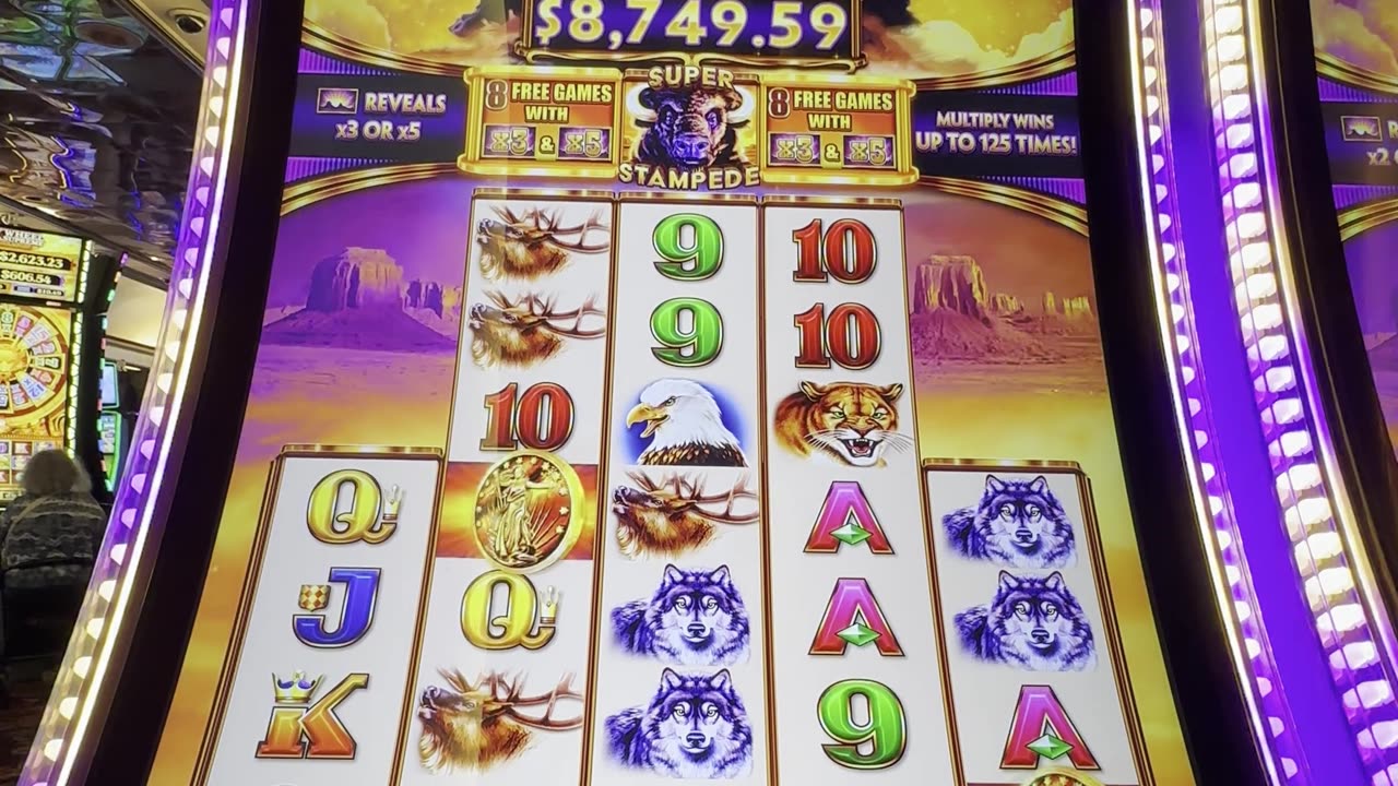 CRAZY 144 spins on this #Buffalo Bonus 🔥🎰💥