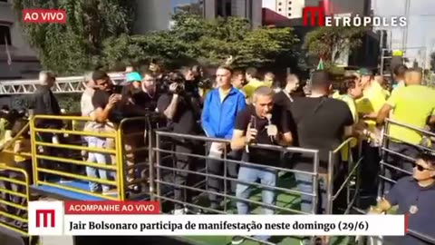 manifestação convocada por Bolsonaro na Avenida Paulista 29 de jun. 2025