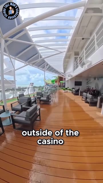 Smoking Area on Star of the Seas Deck 17!