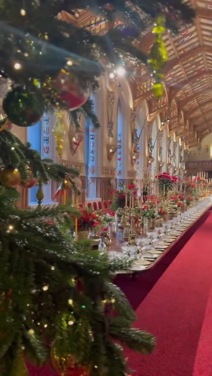Preparations are taking place for this evening’s State Banquet