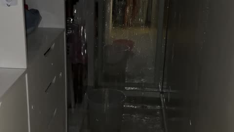 Water Pours In From Condo Ceiling