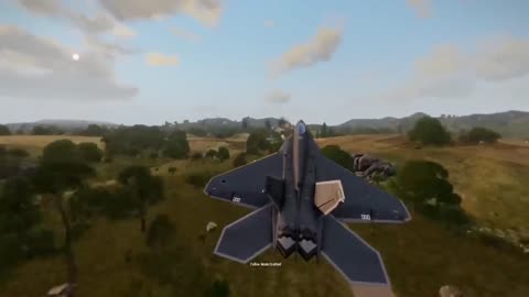American F 22 fighter jets successfully destroy Russian and Korean military convoys
