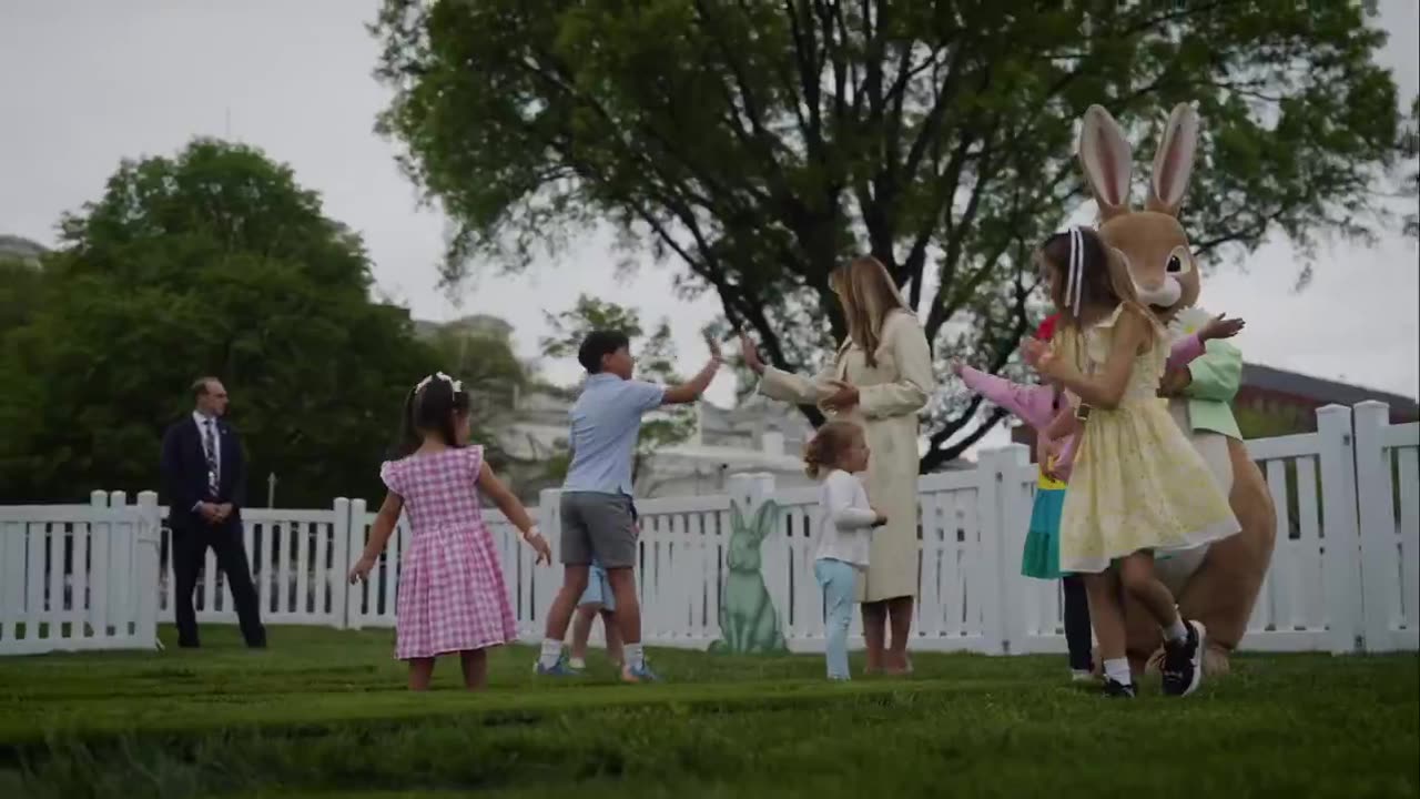 Wholesome Easter fun . credit: Scavino