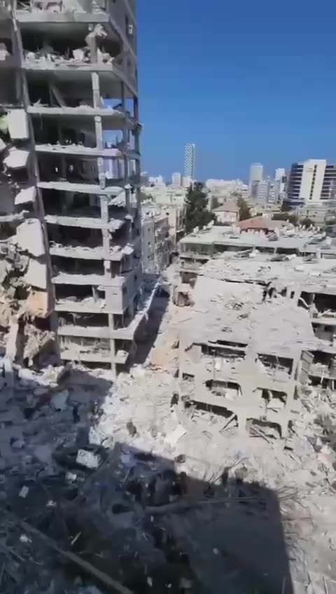 First Instance of Mass Casualties Reported In Israeli City of Bat Yam from Iranian Missile Strike