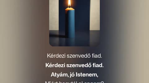 Éli, éli..(megzenésített vers)